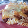 El cooksnap de Claudia Isabel cuando hizo Espirales con queso y carne.