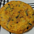 El cooksnap de Eduardo Gutiérrez cuando hizo Tortilla de calabacín y cebolla morada, jugosa y ligera.