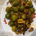 El cooksnap de antuan cuando hizo Coles de Bruselas salteadas con almendras.