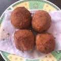 El cooksnap de Daniela gramajo cuando hizo Croquetas de papa rellenas de panceta y cebolla 😋.