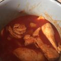El cooksnap de Claudia Garcia cuando hizo Pollo con cerveza .