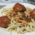El cooksnap de Mario L Bustamante D cuando hizo Albóndigas en salsa de tomate.