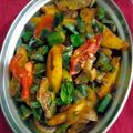 Epseeta Panigrahi's cooksnap of when they made Bhindi fry.