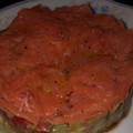 El cooksnap de katia_1966 cuando hizo Tartar de aguacate y salmón ahumado.