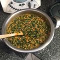 El cooksnap de Sofía Martínez Guisado cuando hizo Risotto de espinacas, queso de cabra y lacón ahumado.