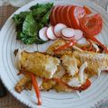El cooksnap de Natali cuando hizo Pescado al horno bien rico y fácil, con cebolla y morrón.