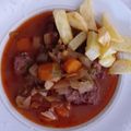El cooksnap de Manuel Valcarcel cuando hizo Estofado cabeza de lomo.