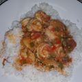 Courtney Zida's cooksnap of when they made Shrimp Etouffee.