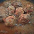 El cooksnap de yehudit cuando hizo Albondigas paleo en salsa roja.