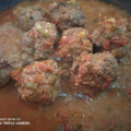 El cooksnap de yehudit cuando hizo Albondigas paleo en salsa roja.