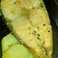 El cooksnap de Elisabet_90 cuando hizo Salmón a la naranja al horno con guarnición de patatas.