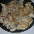 El cooksnap de paola cuando hizo Pechugas encebolladas.
