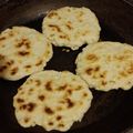 El cooksnap de Angélica Ortiz Pinilla cuando hizo Churrascas económicas al sartén.