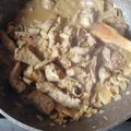 El cooksnap de Carolina Guerra cuando hizo Strogonoff de hígado de res.