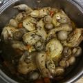 El cooksnap de Zaira cuando hizo Codornices estofadas.