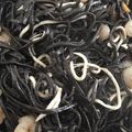 El cooksnap de Juan Rodríguez Sanchez cuando hizo Espaguetis negros con gulas y gambas al ajillo.