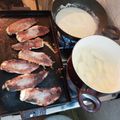 El cooksnap de Eduardo Perna cuando hizo Salmón Rosado al Roquefort.