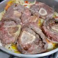 El cooksnap de carolina alfonzo cuando hizo Osobuco al vino tinto con puré de papas.