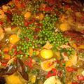El cooksnap de guillermoaurelio cuando hizo Arroz con Pollo hecho en un disco de arado.