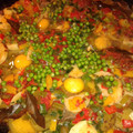 El cooksnap de guillermoaurelio cuando hizo Arroz con Pollo hecho en un disco de arado.