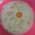 Zsuzsi Szőllősi Cooksnap-ja, amikor elkészítette a(z) Tejfölös karalábéleves receptet.