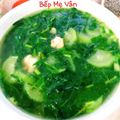 Cooksnap của Phan Bao Van khi họ làm theo món Canh tôm nõn nấu mùng tơi và mướp
