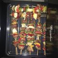 El cooksnap de Valentina cuando hizo Brochette de carne marinado.