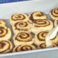 El cooksnap de Emilia Cattebeke cuando hizo Cinnamon Roll (rollos de canela).