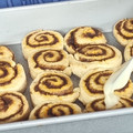 El cooksnap de Emilia Cattebeke cuando hizo Cinnamon Roll (rollos de canela).