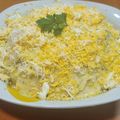 El cooksnap de Manuel costa cuando hizo “Ajoarriero”, ajo, patata, bacalao y huevo.