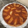 El cooksnap de Lore Frutos cuando hizo Torta invertida de manzana.
