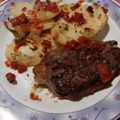 El cooksnap de Mariela Komenda cuando hizo Carne al horno.