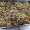 bartoncollege1996's cooksnap of when they made Chicken lo mein.