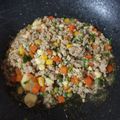 รูป Cooksnap ของ meagnoi เมื่อเขาทำ ผัดเต้าหู้หมูสับ ใส่ข้าวโพดอ่อนและแครอท