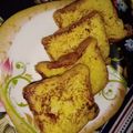 Misbah Rasheed Qureshì's cooksnap of when they made Bread toast.