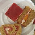 Lindo the foodie's cooksnap of when they made Vanilla Cheesecake with Strawberry Purée Topping.