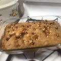 El cooksnap de juanita mercado cuando hizo Pan de Guineo con Nueces (bananas, cambur).