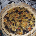 El cooksnap de Martín Pena cuando hizo Tarta de berenjena y puerro.