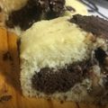 El cooksnap de Andrea Schieda cuando hizo Budín marmolado con nueces 💦infaltable en tardes de lluvia💦.