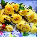 Priyanka Shrivastava का कुकस्नैप जब उन्होंने खांडवी (Khandvi recipe in Hindi) बनाया था।