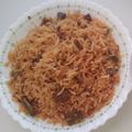 کوک اسنپ ملیحه علی ابادی بعد از امتحان کردن لوبیا پلو با گوشت چرخی.