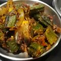 Rakhi Gupta का कुकस्नैप जब उन्होंने प्याज की भिंडी (pyaz ki bhindi recipe in Hindi) बनाया था।