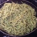 El cooksnap de Cristina Velasquez cuando hizo Espaguetis verde.