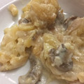 El cooksnap de Marieta cuando hizo Níscalos con patatas, bacon y bechamel.
