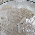 El cooksnap de Claudia Galli cuando hizo Fideos caseros (finos).