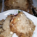El cooksnap de Francisca Jiménez Fuenzalida cuando hizo Bizcocho vegano de manzana con canela.