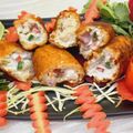 Reeta Sahu का कुकस्नैप जब उन्होंने वेज योगर्ट ब्रेड रोल (दही के शोले) (Veg yogurt bread roll (dahi ke shole) recipe in Hindi) बनाया था।
