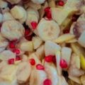 Ilma wasi का कुकस्नैप जब उन्होंने फलाहारी फ्रूट ड्राई फ्रूट्स चाट (Falahari fruit dry fruits chat recipe in hindi) बनाया था।