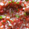 El cooksnap de Marcelo Lois cuando hizo Salsa criolla argentina.