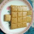 sona hirani's cooksnap of when they made Til gur ki chikki.